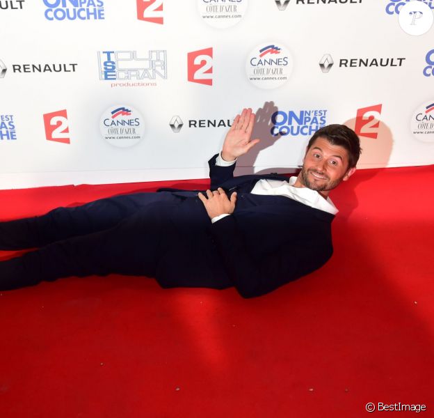 Christophe Beaugrand - Photocall de l'enregistrement de l'émission "On n'est pas couché" à la Villa Domergue de Cannes le 18 mai 2016. © Veeren-Gorassini/Bestimage
