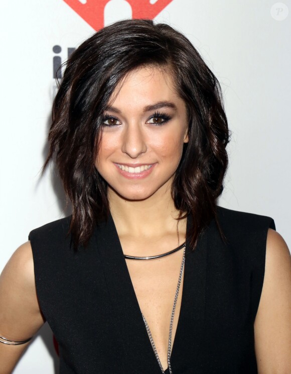 Christina Grimmie au 1er jour du Festival de musique de iHeartRadio à Las Vegas, le 18 septembre 2015