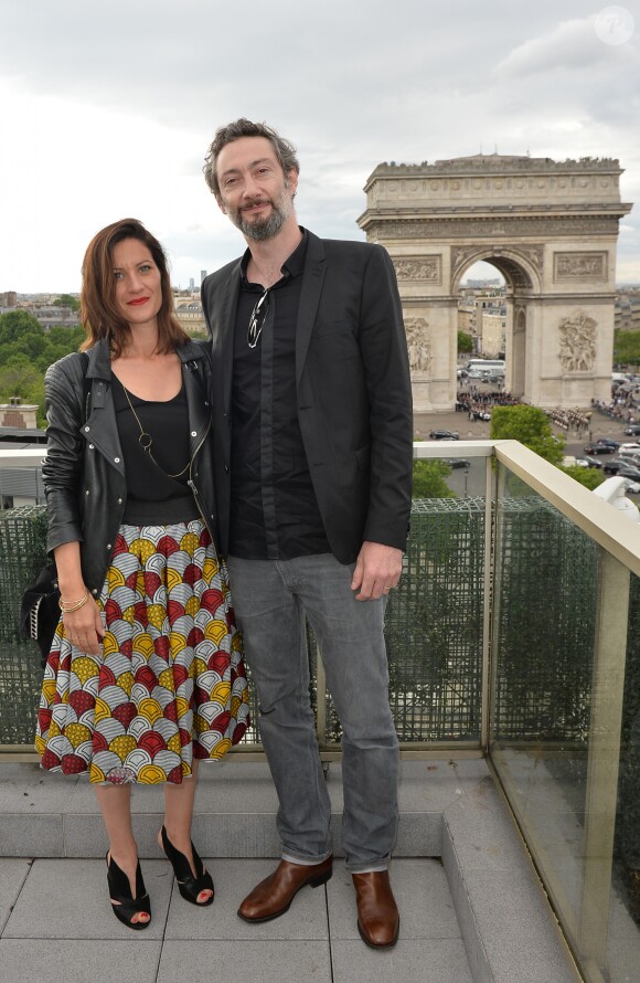 Exclusif - Vincent Desagnat et sa femme Audrey Garcia - Lors du 5ème Champs Elysées Film Festival à Paris, le 14 juin 2016. © CVS-Veeren/Bestimage14/06/2016 - Paris