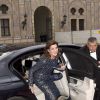 La princesse Caroline de Hanovre arrive à un dîner de gala de l'AMADE à Munich en Allemagne le 14 juin 2016.