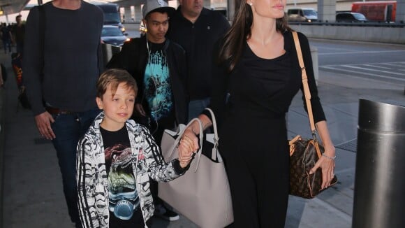 Angelina Jolie avec Knox, bientôt 8 ans : Son fils est un mini-Brad Pitt