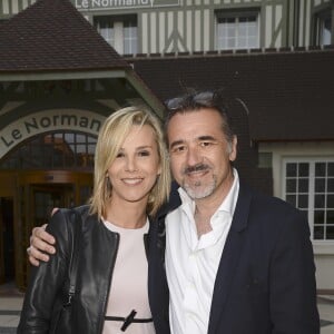 Laurence Ferrari et Emanuele Scorcelletti - Inauguration de l'hôtel Barrière Le Normandy à Deauville, le 18 juin 2016. © Coadic Guirec/Bestimage