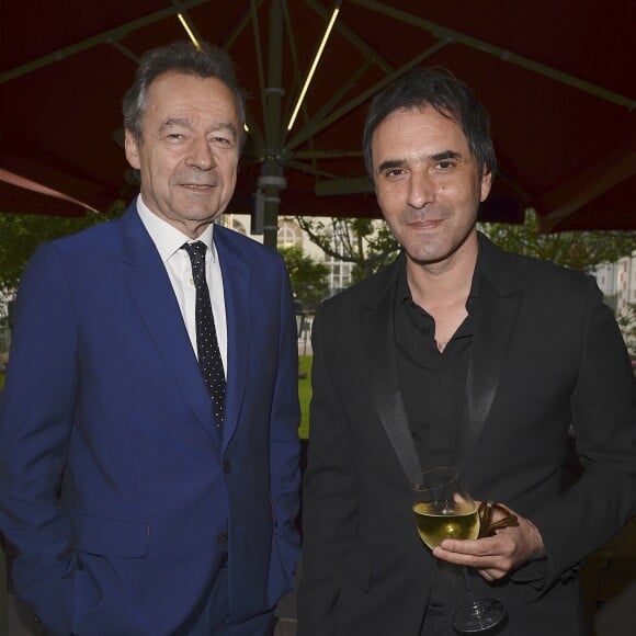 Michel Denisot et Samuel Benchetrit - Inauguration de l'hôtel Barrière Le Normandy à Deauville, le 18 juin 2016. © Coadic Guirec/Bestimage