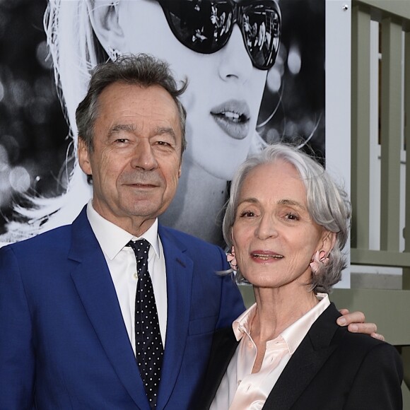 Michel Denisot et sa femme Martine - Inauguration de l'hôtel Barrière Le Normandy à Deauville, le 18 juin 2016. © Coadic Guirec/Bestimage