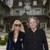 Gonzague Saint Bris et sa compagne Alice Bertheaume - Inauguration de l'hôtel Barrière Le Normandy à Deauville, le 18 juin 2016. © Coadic Guirec/Bestimage