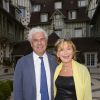 Marie-Anne Chazel et son compagnon Philippe Raffard - Inauguration de l'hôtel Barrière Le Normandy à Deauville, le 18 juin 2016. © Coadic Guirec/Bestimage