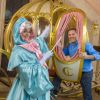 Guillaume de Tonquedec à Marne-la-Vallée pour découvrir le nouveau spectacle mis au point par les équipes de Disneyland Paris, "Mickey et le Magicien" (à partir du 2 juillet à Animagique Theater). Le 18 juin 2016.