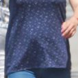 Mila Kunis enceinte à Los Angeles, le 21 juin 2016.