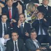 Louis Ducruet, Andrea et Pierre Casiraghi - Louis Ducruet, Pierre et Andrea Casiraghi supportent l'équipe belge lors du match de l'Euro 2016 entre la Suède et la Belgique à Nice le 22 juin 2016. La Belgique gagne 1-0 et rejoint les huitièmes de finale. © Cyril Moreau / Bestimage