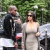 Kim Kardashian et son mari Kanye West à Paris, le 13 juin 2016.