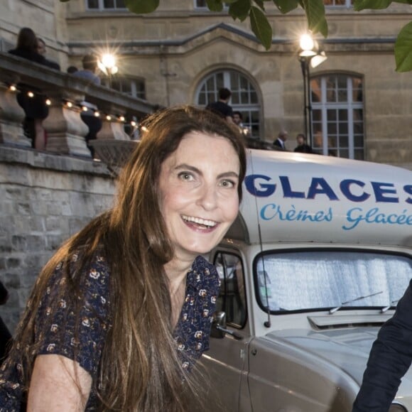 Semi-Exclusif - Bertrand Matteoli et sa femme Francisca, Jean-Marc Loubier - Présentation de la collection Berluti Homme Printemps-Eté 2017 lors de la fashion week, à  l'INJS (Institut National des Jeunes Sourds) à Paris, le 24 juin 2016. © Olivier Borde/Bestimage