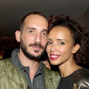 Exclusif - Guillaume Salmon et Sonia Rolland - L'acteur et réalisateur Jalil Lespert fête ses 40 ans au restaurant l'Oiseau à Paris le 3 juin 2016. © Cyril Moreau/Bestimage