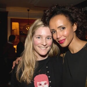 Exclusif - Natacha Régnier et Sonia Rolland - L'acteur et réalisateur Jalil Lespert fête ses 40 ans au restaurant l'Oiseau à Paris le 3 juin 2016. © Cyril Moreau/Bestimage