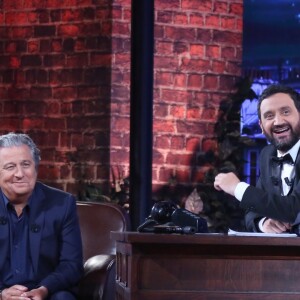 Exclusif - Christian Clavier, Cyril Hanouna et Dominique Farrugia - Enregistrement de l'émission "La Très Grosse Emission" présentée par Cyril Hanouna et Dominique Farrugia à la Plaine Saint-Denis le 24 mai 2016. L'émission diffusée le 28 juin à 21 heures sur Canal + © Denis Guignebourg/Bestimage