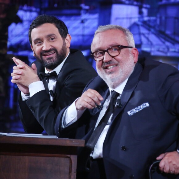 Exclusif - Cyril Hanouna et Dominique Farrugia - Enregistrement de l'émission "La Très Grosse Emission" présentée par Cyril Hanouna et Dominique Farrugia à la Plaine Saint-Denis le 24 mai 2016. L'émission diffusée le 28 juin à 21 heures sur Canal + © Denis Guignebourg/Bestimage