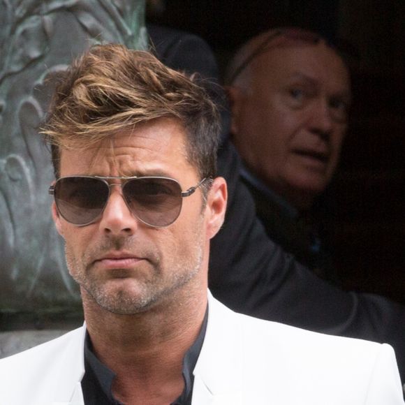 Ricky Martin - Défilé Balmain (collection homme printemps-été 2017) à l'hôtel Potocki. Paris, le 25 juin 2016.