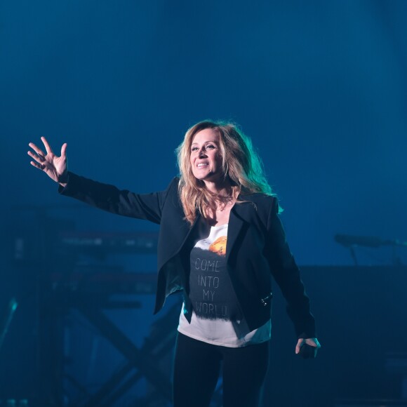 Lara Fabian en concert lors de la première date de sa tournée 2016 "Ma Vie Dans La Tienne" au Colisée de Roubaix, le 15 mars 2016. © Vansteenkiste Stephane/Bestimage