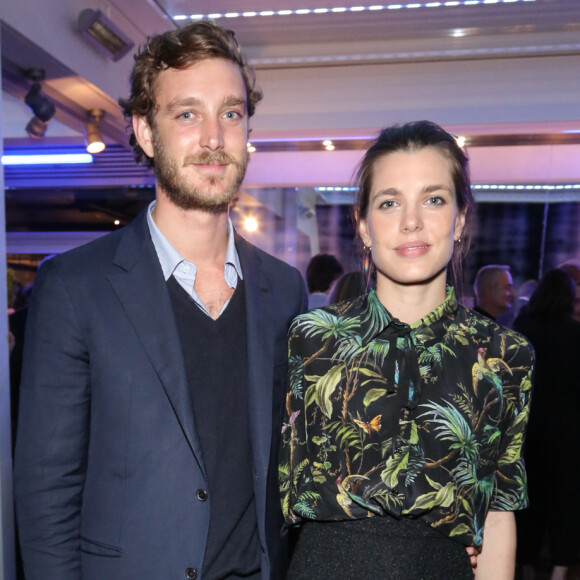 Pierre Casiraghi et sa soeur Charlotte Casiraghi - Rencontres Philosophiques de Monaco au théâtre Princesse Grace, le 9 juin 2016. © François Goize / Montblanc via Bestimage