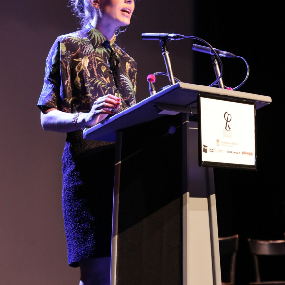 Charlotte Casiraghi - Rencontres Philosophiques de Monaco au théâtre Princesse Grace, le 9 juin 2016. © François Goize / Montblanc via Bestimage