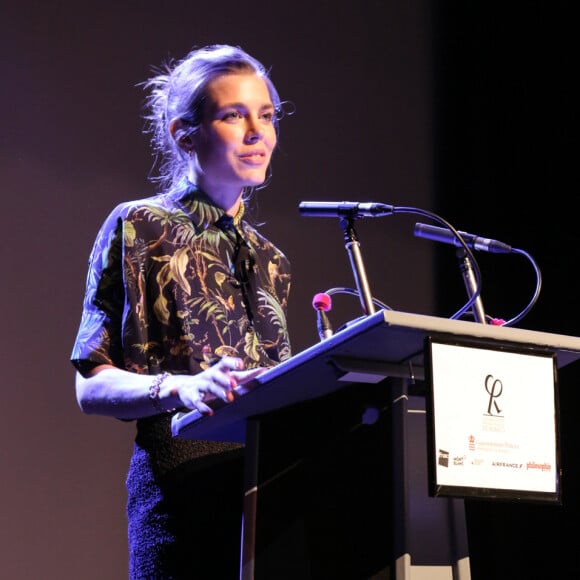 Charlotte Casiraghi - Rencontres Philosophiques de Monaco au théâtre Princesse Grace, le 9 juin 2016. © François Goize / Montblanc via Bestimage