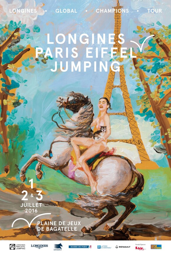 Paris Eiffel Jumping, une étape du prestigieux Longines Global Champions Tour, à la Plaine des jeux de Bagatelle, du 1er au 3 juillet 2016