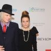 Lisa Marie Presley et Michael Lockwood - Soiree "Elton John AIDS Foundation" a New York le 15 octobre 2013.