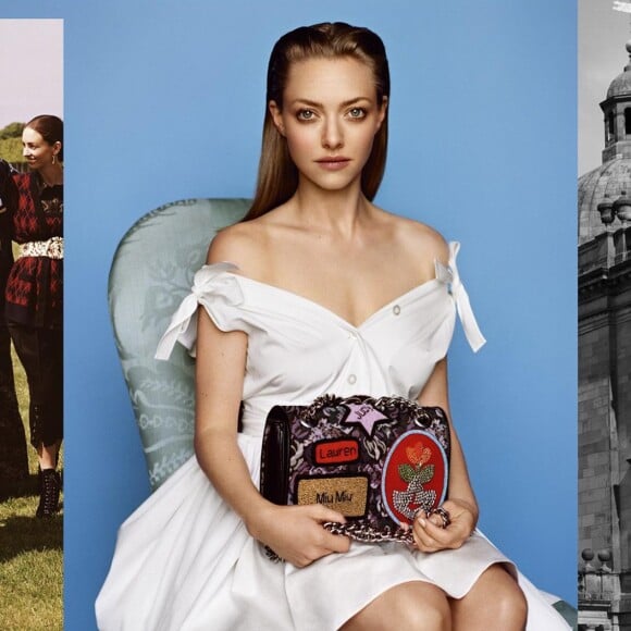 Amanda Seyfried - Campagne automne-hiver 2016 de Miu Miu. Photo par Alasdair McLellan.