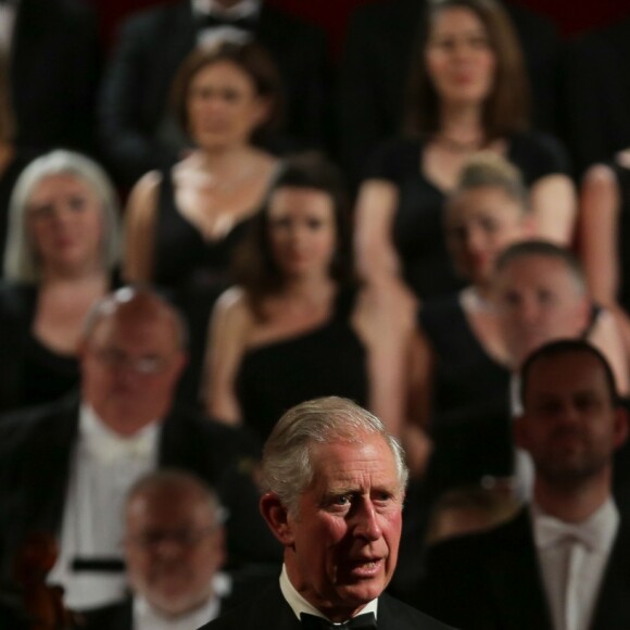 Le prince Charles assiste au concert conduit par le chef d'orchestre Carlo Rizzi à Buckingham Palace à l'occasion des 70 ans de l'Opéra national du Pays de Galles. Londres, le 30 juin 2016.