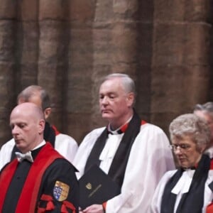 La reine Elisabeth II et le duc d'Edinburgh arrivent à l'abbaye de Westminster dans le cadre des commémorations du centenaire de la Bataille de la Somme. Cette bataille fût la plus meurtrière de la Première Guerre Mondiale. Londres, le 30 juin 2016.  Queen Elizabeth II and the Duke of Edinburgh arrive for a service to commemorate the centenary of the Battle of the Somme at Westminster Abbey in London. June 30th, 2016.30/06/2016 - Londres