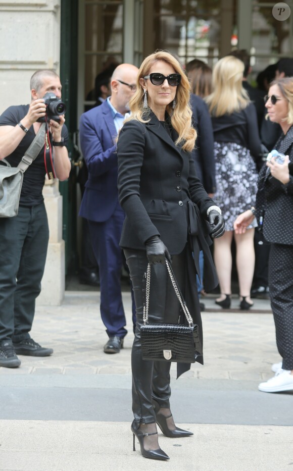 Céline Dion - Arrivées au défilé de mode Haute-Couture automne-hiver 2016/2017 "Christian Dior" à Paris. Le 4 juillet 2016 © CVS-Veeren / Bestimage