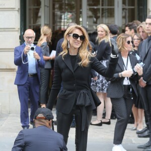 Céline Dion - Arrivées au défilé de mode Haute-Couture automne-hiver 2016/2017 "Christian Dior" à Paris. Le 4 juillet 2016 © CVS-Veeren / Bestimage