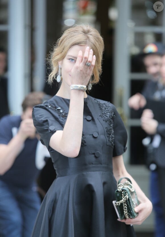Natalia Vodianova - Arrivées au défilé de mode Haute-Couture automne-hiver 2016/2017 "Christian Dior" à Paris. Le 4 juillet 2016 © CVS-Veeren / Bestimage