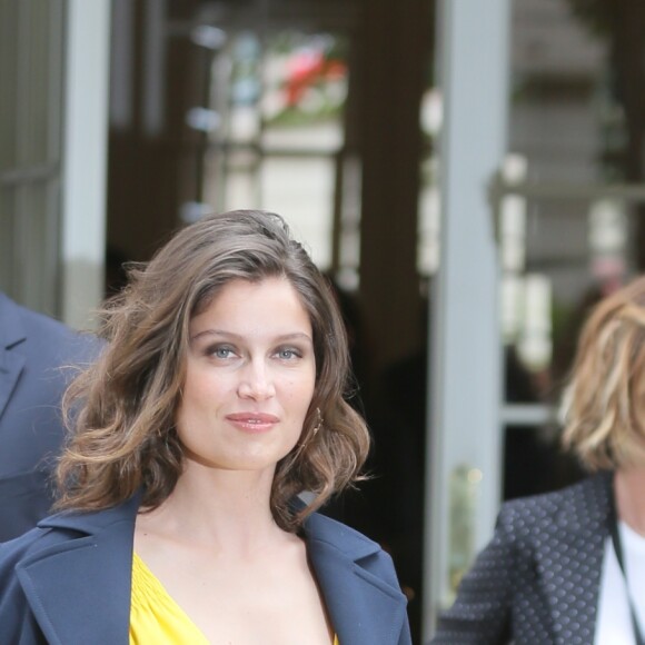 Laetitia Casta - Arrivées au défilé de mode Haute-Couture automne-hiver 2016/2017 "Christian Dior" à Paris. Le 4 juillet 2016 © CVS-Veeren / Bestimage
