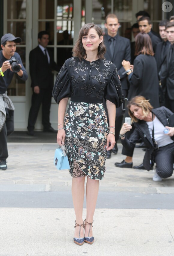 Marion Cotillard - Arrivées au défilé de mode Haute-Couture automne-hiver 2016/2017 "Christian Dior" à Paris. Le 4 juillet 2016 © CVS-Veeren / Bestimage
