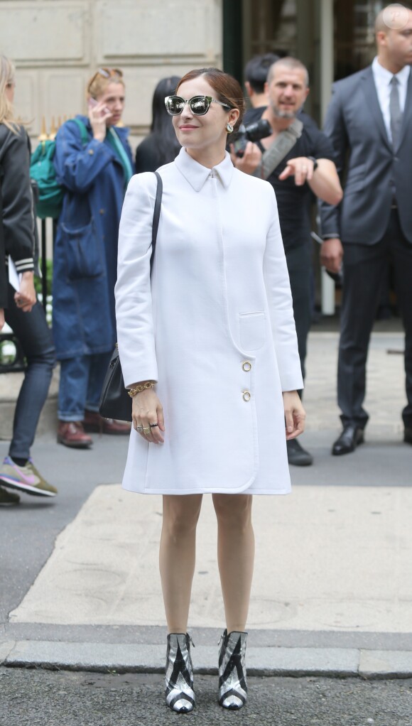 Amira Casar - Arrivées au défilé de mode Haute-Couture automne-hiver 2016/2017 "Christian Dior" à Paris. Le 4 juillet 2016 © CVS-Veeren / Bestimage