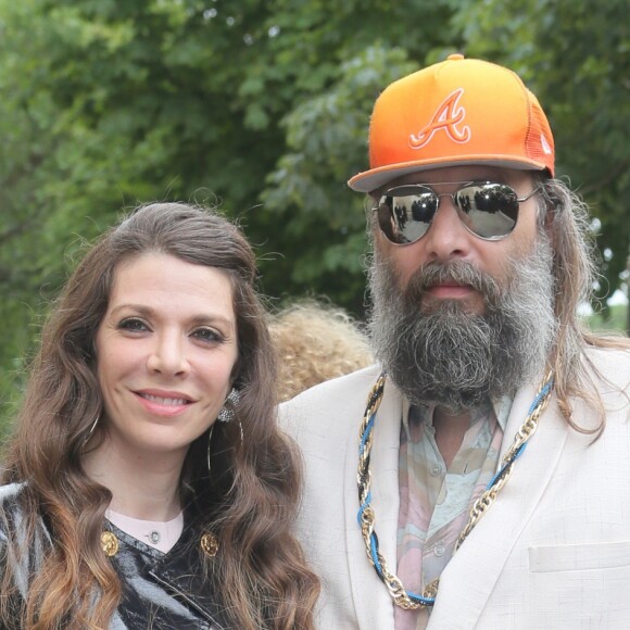 Sébastien Tellier et sa femme Amandine de la Richardière - Défilé Chanel (collection haute couture automne-hiver 2016-2017) au Grand Palais. Paris, le 5 juillet 2016. © CVS-Veeren / Bestimage