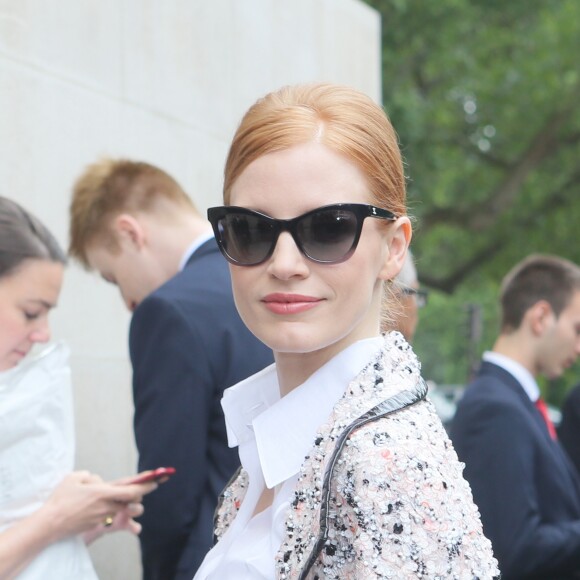 Jessica Chastain - Défilé Chanel (collection haute couture automne-hiver 2016-2017) au Grand Palais. Paris, le 5 juillet 2016. © CVS-Veeren / Bestimage