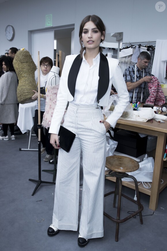 Alma Jodorowsky - Défilé Chanel (collection haute couture automne-hiver 2016-2017) au Grand Palais. Paris, le 5 juillet 2016. © Olivier Borde / Bestimage