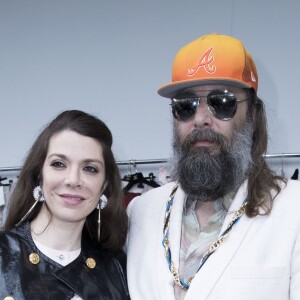 Sébastien Tellier et sa femme Amandine de la Richardière - Défilé Chanel (collection haute couture automne-hiver 2016-2017) au Grand Palais. Paris, le 5 juillet 2016. © Olivier Borde / Bestimage