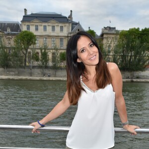 Exclusif - Fabienne Carat - Soirée "Fête des fictions de France 3" à la péniche La Balle au Bond au port des Saints-Pères à Paris, le 4 juillet 2016. © Lionel Urman/Bestimage