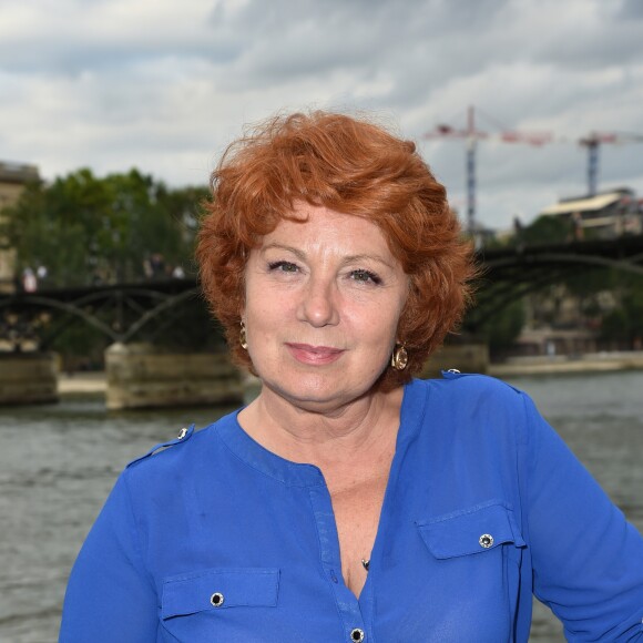 Exclusif - Véronique Genest - Soirée "Fête des fictions de France 3" à la péniche La Balle au Bond au port des Saints-Pères à Paris, le 4 juillet 2016. © Lionel Urman/Bestimage