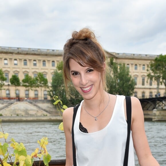 Exclusif - Léa François - Soirée "Fête des fictions de France 3" à la péniche La Balle au Bond au port des Saints-Pères à Paris, le 4 juillet 2016. © Lionel Urman/Bestimage