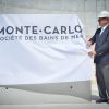 Exclusif - Le prince Albert II de Monaco à la pose de la première pierre de l'ensemble immobiler "One Monte Carlo" à Monaco le 5 juillet 2016