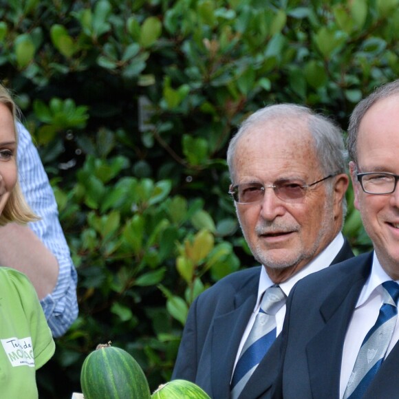 Exclusif - La startup "Terre de Monaco", dirigée par Jessica Sbaraglia installe ses potagers à la fondation Albert II le 5 juillet 2016.