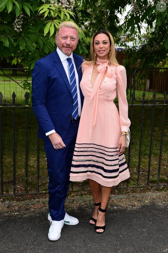 Boris Becker et Sharlely Lily Kerssenberg à la Summer Party des Serpentine Galleries. Londres, le 6 juillet 2016.