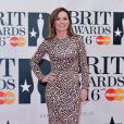 Geri Halliwell à la soirée des "BRIT Awards" à l'O2 de Londres le 24 février 2016.