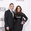 Alanis Morissette et son mari Mario Treadway à la 43ème cérémonie annuelle des "American music awards" à Los Angeles le 23 novembre 2015.