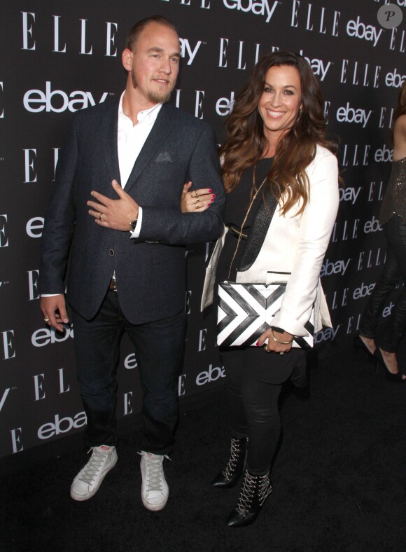 Alanis Morissette et son mari Mario Treadway à la soirée "Elle" à Hollywood, 20 mai 2015