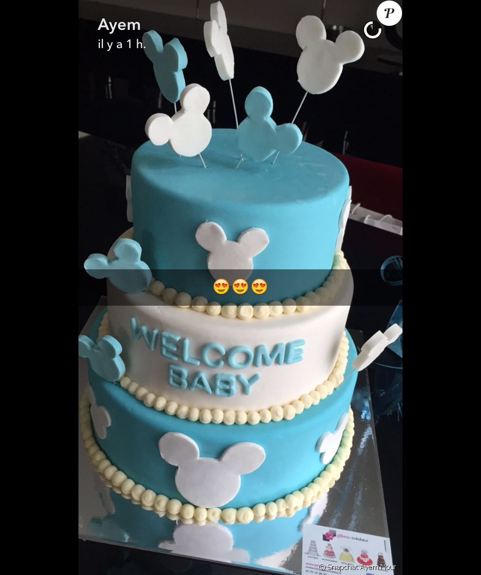 Ayem Nour Devoile Un Gateau En L Honneur D Ayvin Sur Snapchat Purepeople