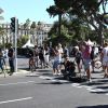 De nombreux journalistes présents à Nice pour couvrir l'attentat, le 15 juillet 2016